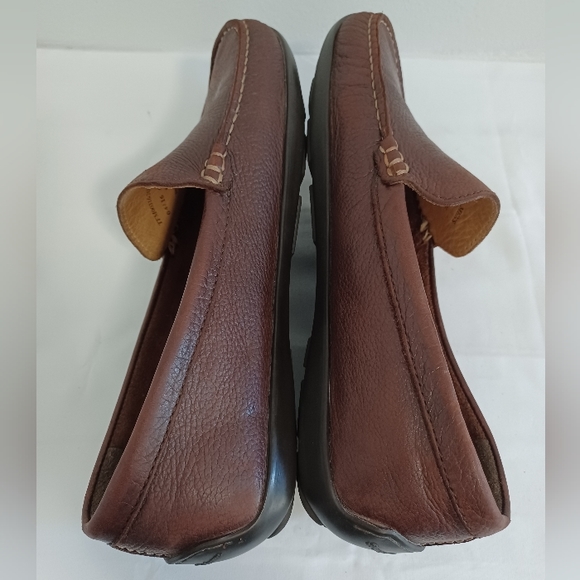 Tommy Bahama men's orion leather slip-on  loafers Brown size 9.5m - Picture 9 of 12